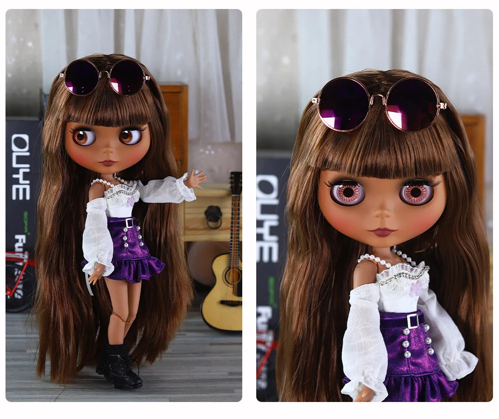 ICY DBS Blyth Doll 1/6 BJD Toy  Joint Body Set for Special Sale Random Eyes 30cm Anime Girl Gift