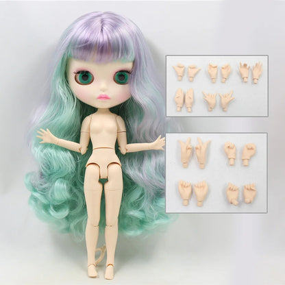 ICY DBS blyth doll 1/6 joint body white skin toy customized doll 30cm bjd random eyes colors anime toy girls gift