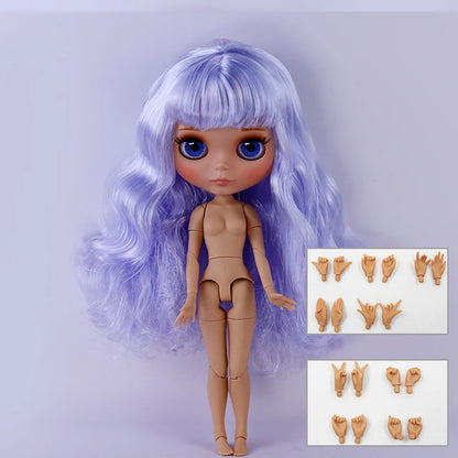 ICY DBS Blyth Doll BJD Joint Body tan Skin Matte Face New face Set Doll 1/6 30cm Gift Anime SD