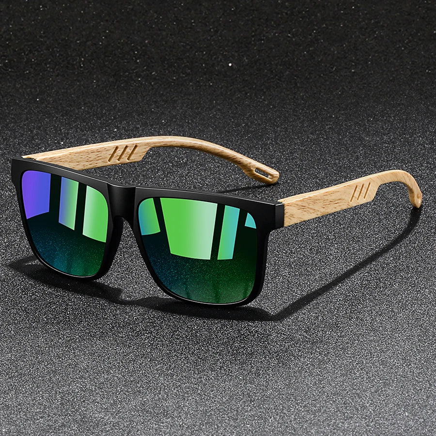 Fashion Vintage Square Colorful Square Frame Sunglasses Men Women Fishing Driving Fashion Brand Designer Lightweight Sun Glasses