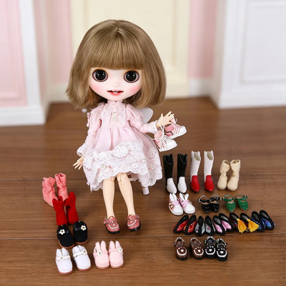 ICY DBS Blyth doll Shoes licca bjd azone joint body Toys Shoes Fashion Boots High-Quality Accessories