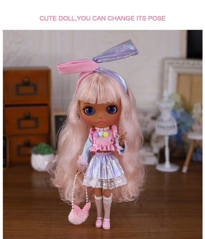 ICY DBS Blyth Doll BJD Joint Body dark Skin Set 1/6  30cm Girl  Gift Anime SD