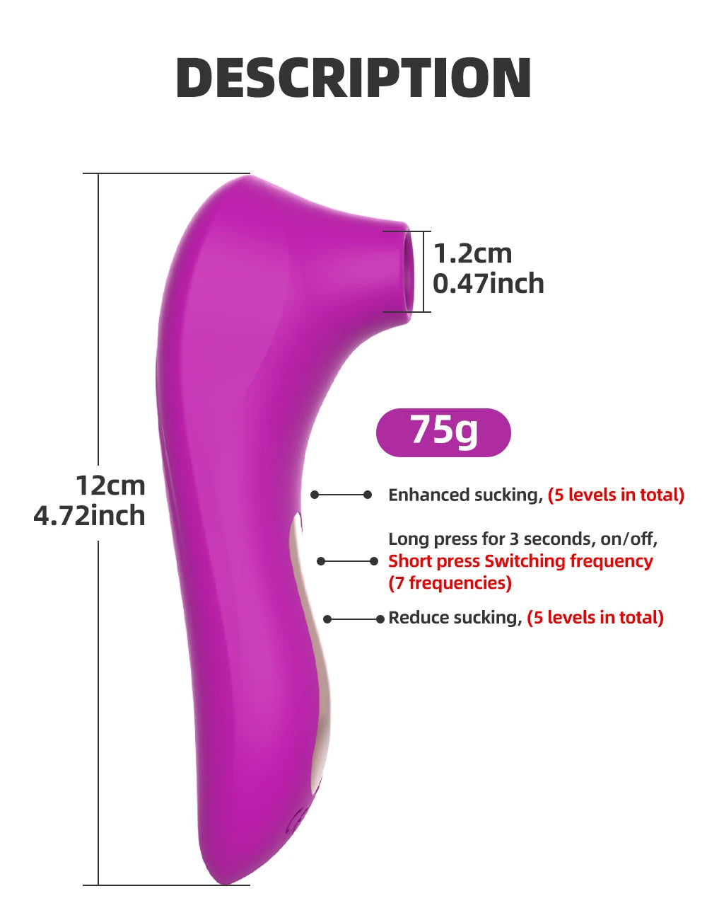 Clit Sucker Vagina Sucking Vibrator Clitoris Stimulator Blowjob Oral Nipple Licking Sex Toy for Women Masturbator Erotic Product