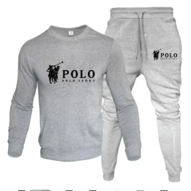 Men's Printed Sweatshirt & Jogger Set