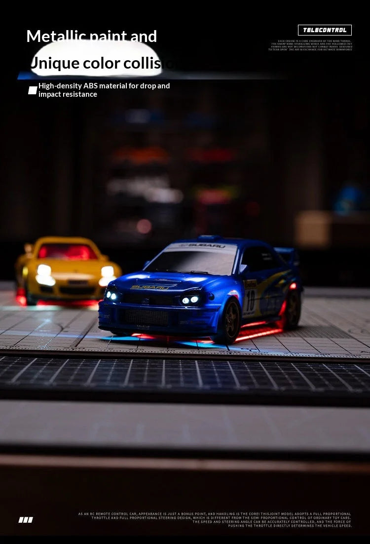 1:43 Mini RC Drift Car 2.4G High Speed Remote Control Racing Car Model Desktop Toy For Boys