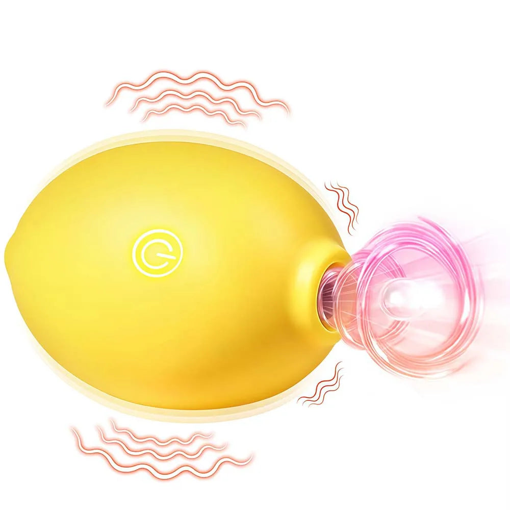 Clitoris Sucking Lemon Vibrator for Women 10 Speed Vacuum Sucker Nipple Stimulator Oral Clit Suction Massager Female Sex Toys