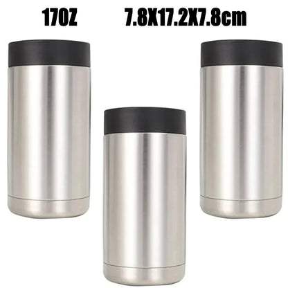 Stainless Steel Wine Bottle Refrigerator Can Double Wall Vacuum Insulated Beer Bottle Cooler Coke Refrigerator Can Bar Accessori