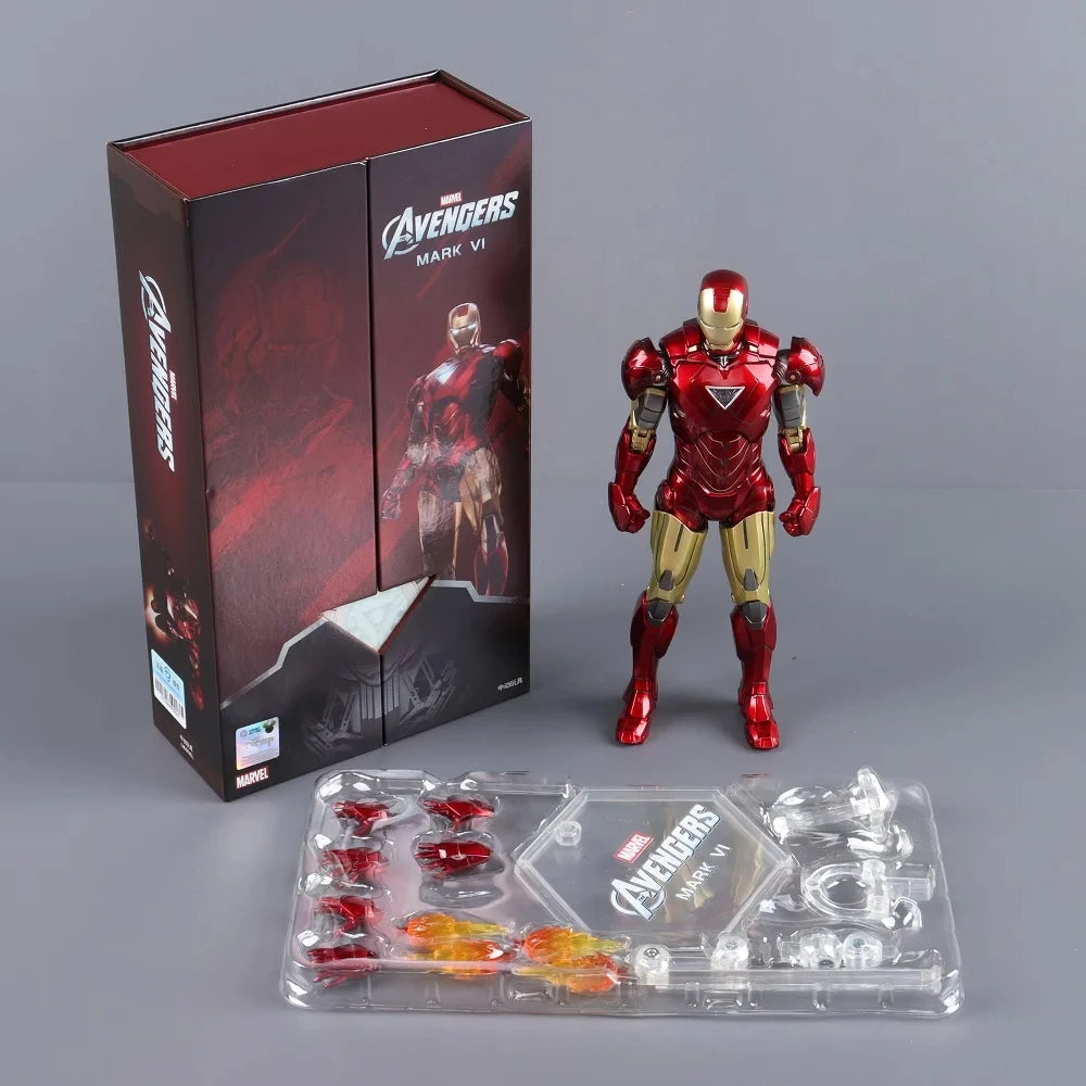 ZD Toys Iron Man Action Figure Joint Movable MK1 MK3 MK6 MK7 MK42 MK45 MK50 MK85 MK17 MK33 MK39 Adult Collection Figure Gift