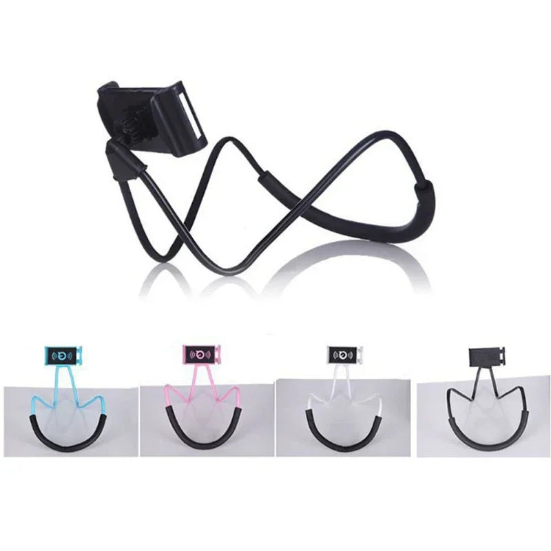 Lazy Hanging Neck Phone Stand Holder Rotatable Mobile Phone Stand Necklace Bracket Bed 360 Degree Phone Holder For Smartphones