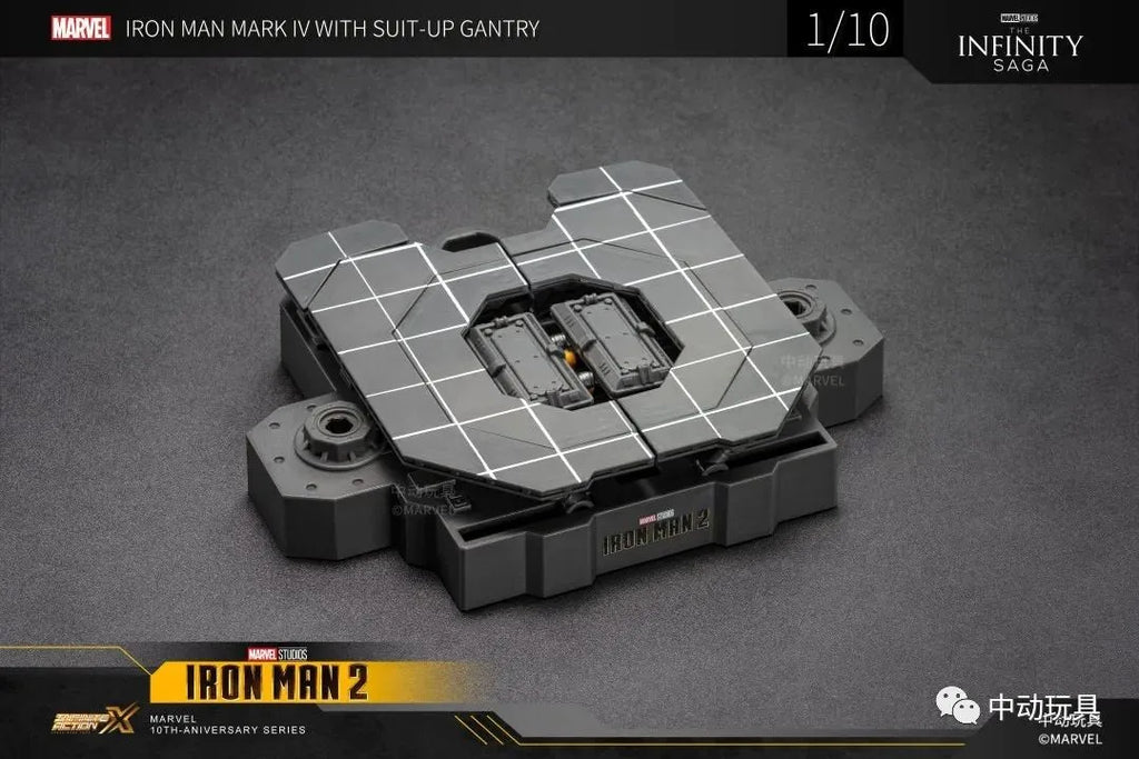 ZD Toys Avengers Iron Man Action Figure MK6 Suit-up Gantry Suit Up Gantry With MK4 Tony Stark Legends Collection Toy Gift