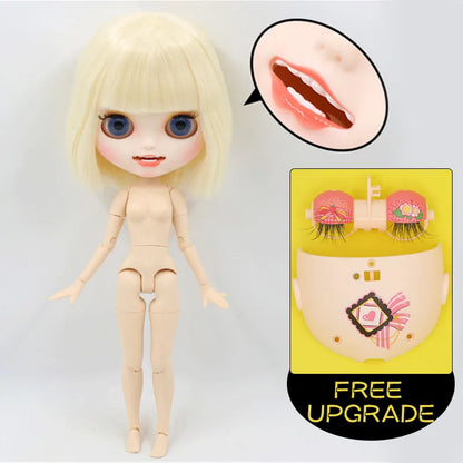 ICY DBS Blyth Doll 1/6 bjd ob24 toy joint body white skin custom doll customized face matte face 30cm toy girls gift