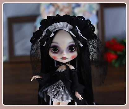 ICY DBS Blyth 1/6 Doll Hand drawn Set Zombie Set Long Eyelash Sleeping Eye Doll Set SD