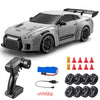 RC Drift Car 1:24 Remote Control Car for Adult 20KM/H 4WD High Speed RC Cars with LED Lights Extra Drifting Tires Vehicle Toy