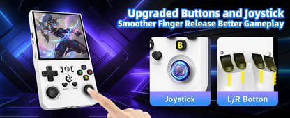 AISLPC R36MAX Retro Handheld Video Game Console 4.0 Inch IPS Screen Portable Pocket Video Player Plug and Play Games Kids Gifts