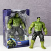 ZD Toys Avengers Legends Iron Man Spider Man Thor Captain America Thanos Hulk War Machine Action Figures Gif