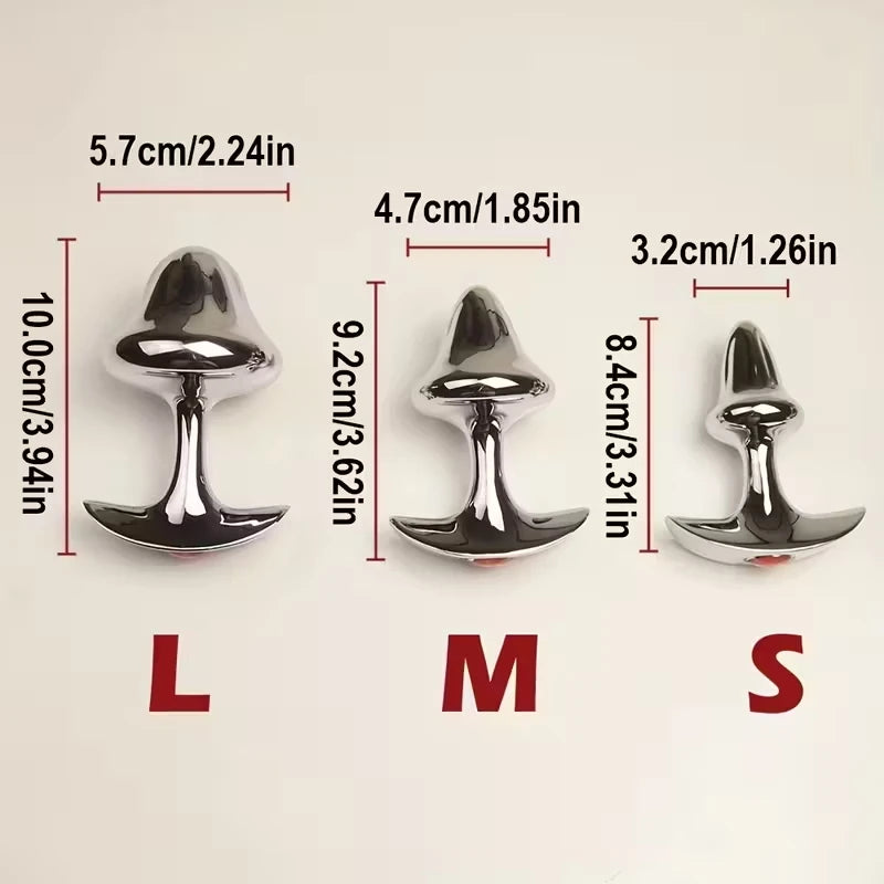 Metal Anal Plug for Women Butt Plug Men Prostate Massager Female Masturbator Clitoris Stimulator Adult Sex Toy for Women Men Gay