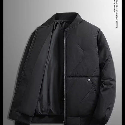 Men's Casual Zip-Up Baseball Jacket
