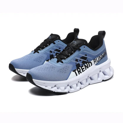 New Men Running Shoes Breathable Fashion Jogging Comfortable Casual Walking Leisure Lace-up Sneakers Blade Loafers Brand Outdoor