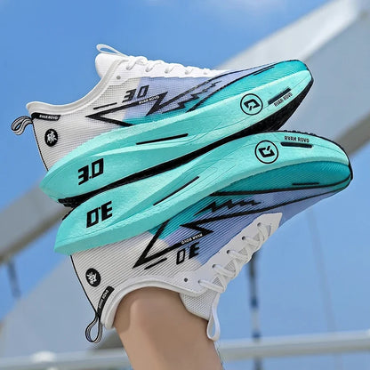 Men's Running Shoes Outdoor Luxury shoes Cushioning Race Breathable Couple Off-road Sneakers Non-Slip Mesh Trainer Shoes Fashion