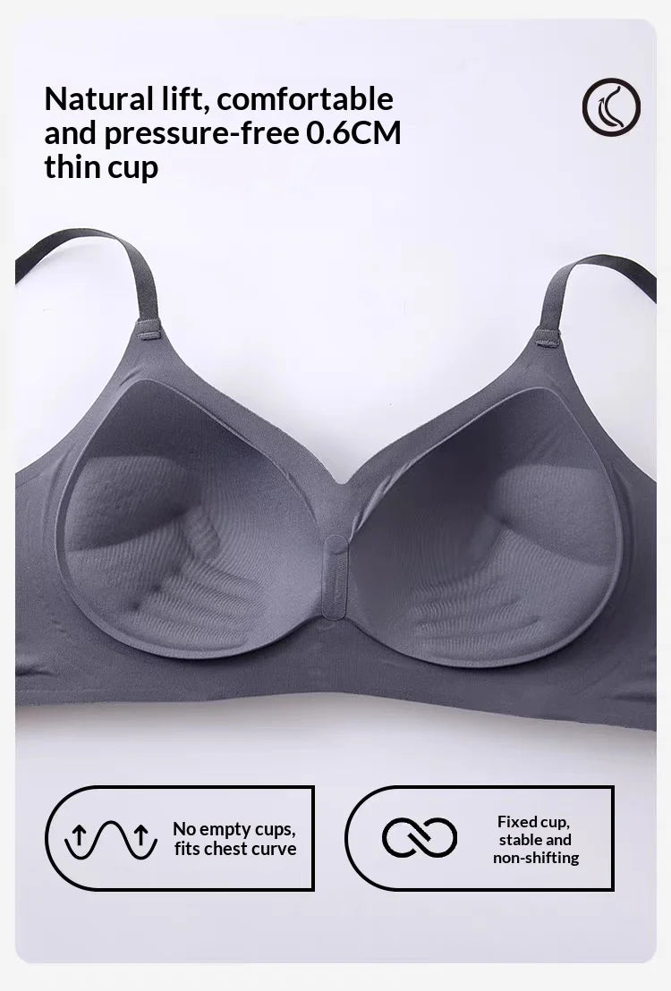 Women's Seamless Thin-Strap Underwire Bra