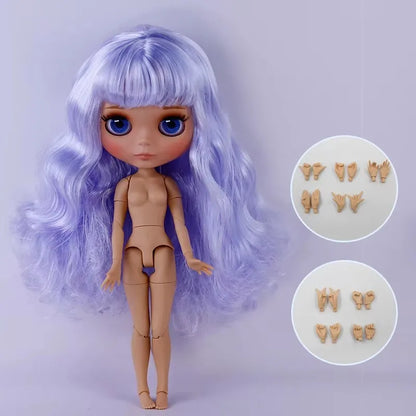 ICY DBS Blyth Doll Tan Skin Matte Face With Eyebrows Special Price 1/6 BJD JOINT body Neo Anime