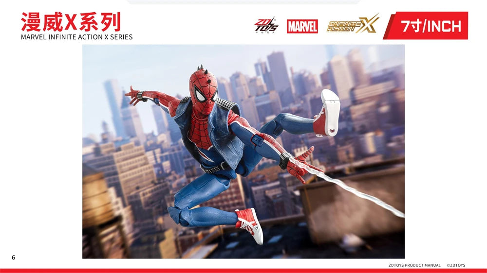 Marvel ZD Toys Iron Man Figure MK3 MK4 MK85 MK42 MK18 MK19 Spider-Man PS4 Iron Spider Action Figure Collections Gift