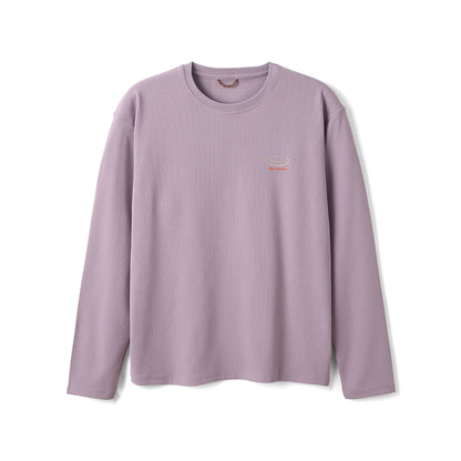 SIMWOOD Quick Dry Waffle Texture Long Sleeve T-shirt Men 180gsm Anti-static Moisture Wicking Sportswear for Running Workout Top