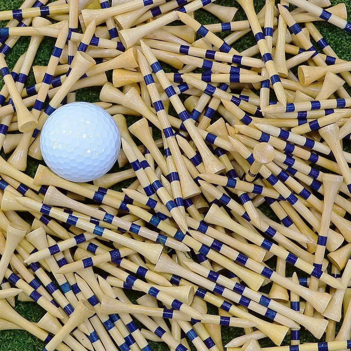 50pcs Bamboo Golf Tees More Durable and Stable TE003-Y