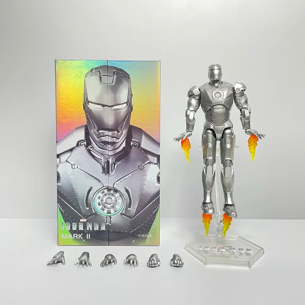 ZD Toys Iron Man Action Figure Joint Movable MK1 MK3 MK6 MK7 MK42 MK45 MK50 MK85 MK17 MK33 MK39 Adult Collection Figure Gift