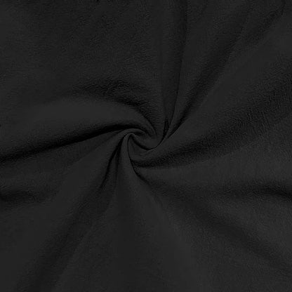Amazon Cross-Border Cotton and Linen Tied Feet Multi-Pocket Tether Solid Color Loose Drawstring Trousers