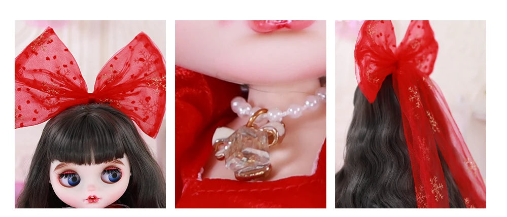 ICY DBS Blyth Doll 1/6 Clothing Joint Body Princess Dress Casual Clothing Toy Gift