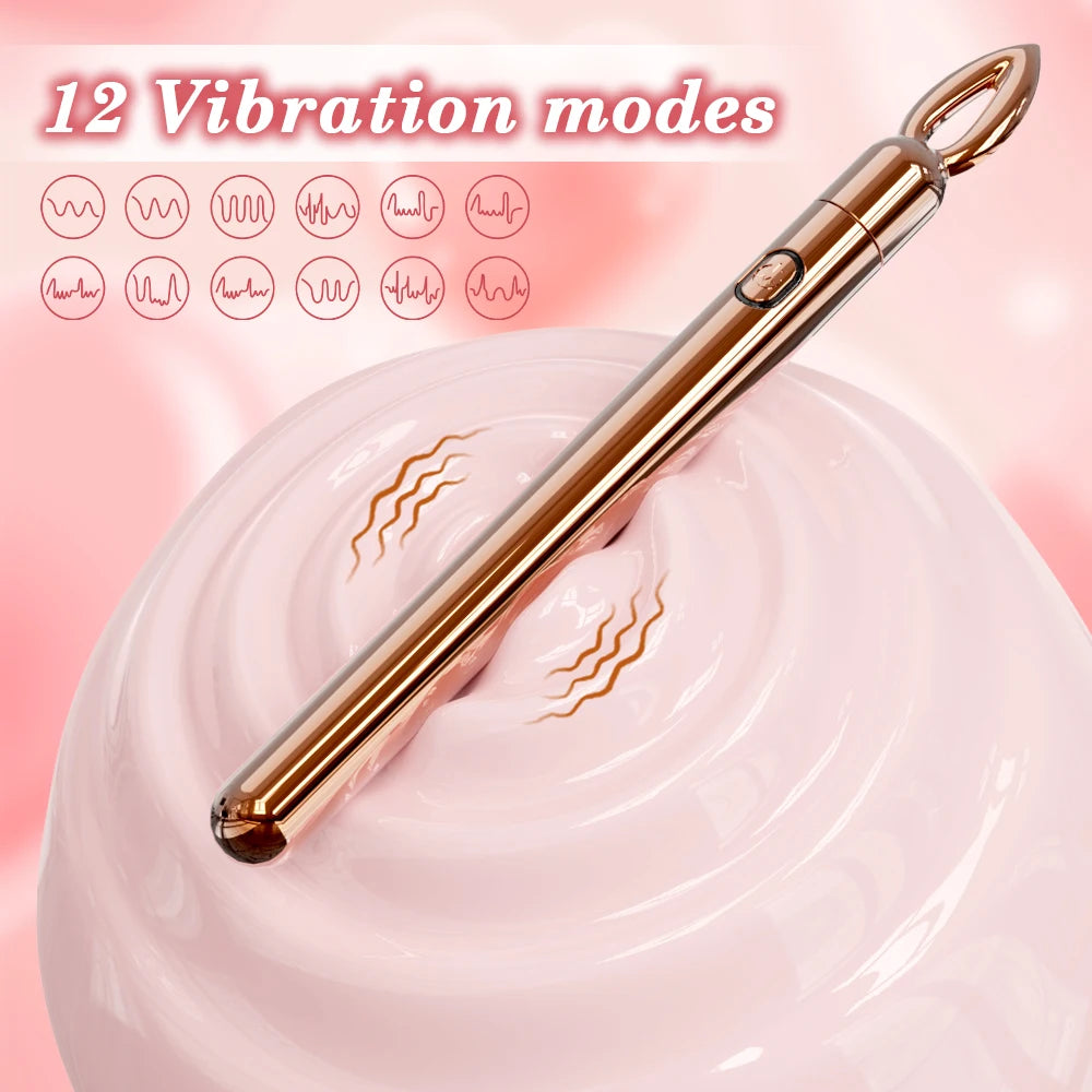 Mini Bullet Vibrator-Adult Toys Female Sex Toys with 10 Vibration G Spot Dildo Clitoral Portable Vibrators for Women & Couples