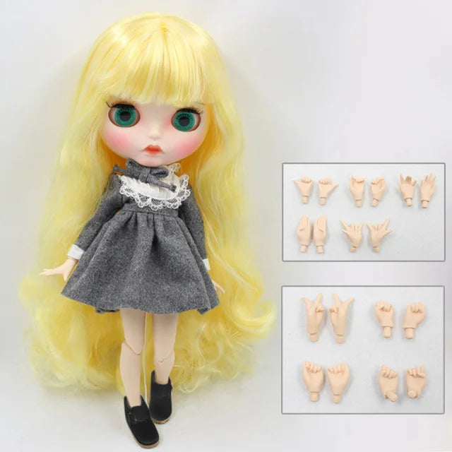 ICY DBS Blyth Doll icy 1/6 bjd 30cm toy white skin joint body naked doll or doll clothes shoes