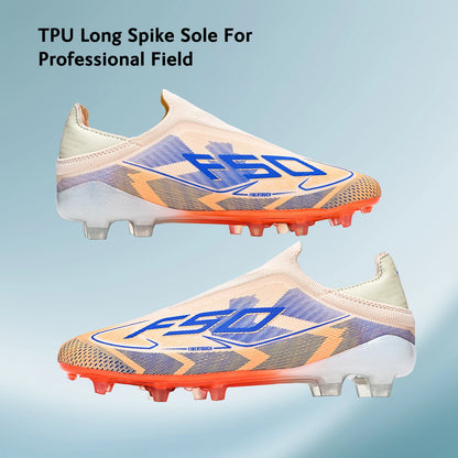 Ultra Light AG FG Football Shoes Sweat-proof PU Fabric Wear-resistant TPU Sole Snug Fit Unisex Natural Grass Practice Sneakers