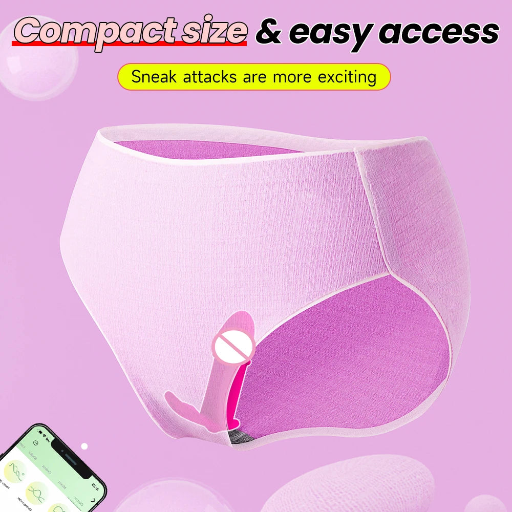 Wearable Panty APP Control Vibrator Bullet G Spot Clit Stimulator Dildo Vagin Massager Masturbator Adult Sex Toys Couples