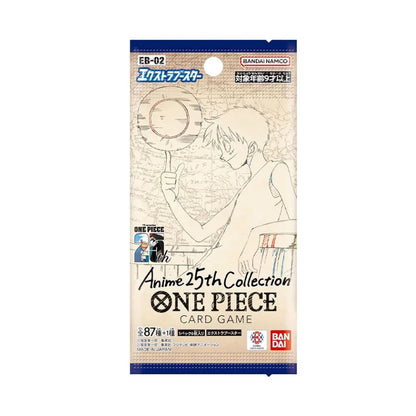 BANDAI One Piece Card Game Extra Booster Anime 25th Collection EB-02 Booster Pack Japanese