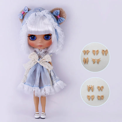ICY DBS Blyth Doll Tan Skin Matte Face With Eyebrows Special Price 1/6 BJD JOINT body Neo Anime