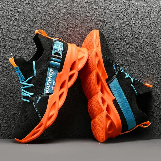 New Men Running Shoes Breathable Fashion Jogging Walking Brand Casual Comfortable Sneakers Blade Loafers Leisure Lace-up Outdoor