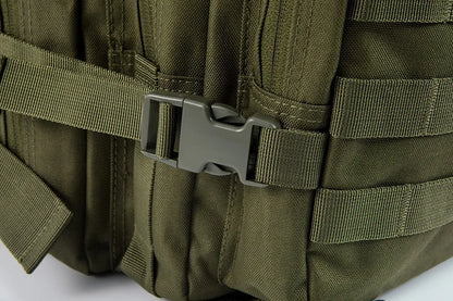 45L Tactical Travel Backpack Molle Large Capacity Multi Pocket Storage Bag Durable Wear Resistant Camping Hiking Trekking Bushcraft Daypack Heavy Duty Rucksack For Men Women Business Trips Mountain Climbing Daily Commute Lugg