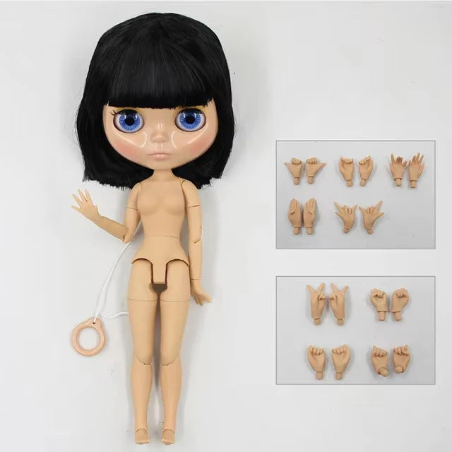 ICY DBS Blyth Doll 1/6 BJD Joint Body White Skin Tan Skin Dark Skin Matte Face Nude Doll 30cm Anime Toy Girls Gift