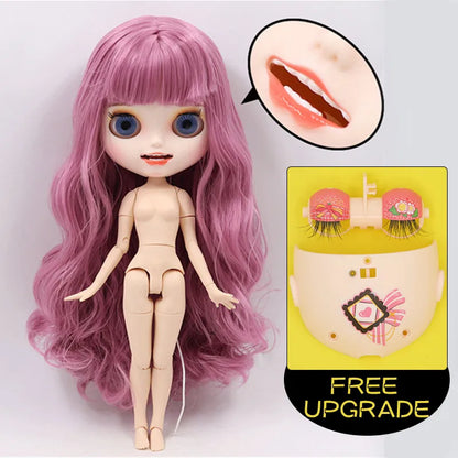 ICY DBS Blyth Doll 1/6 bjd ob24 toy joint body white skin custom doll customized face matte face 30cm toy girls gift