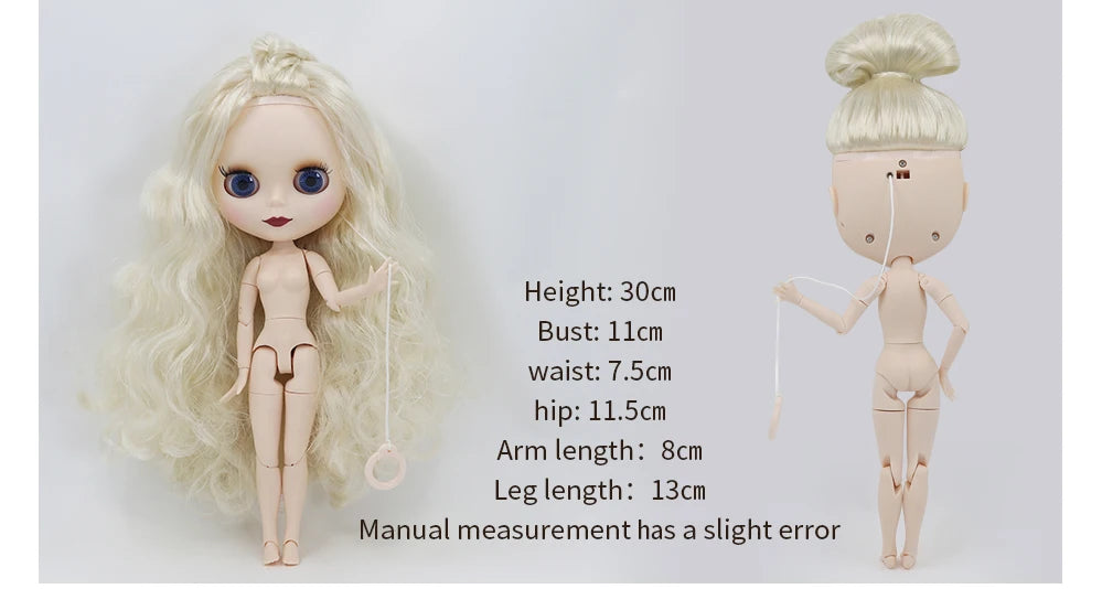 ICY DBS Blyth doll bjd joint body white black skin temperament skirt casual sports skirt 1/6 toy 30 cm girl gift anime SD