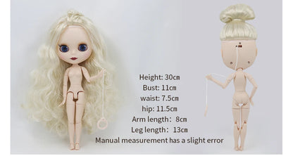 ICY DBS Blyth doll bjd joint body white black skin temperament skirt casual sports skirt 1/6 toy 30 cm girl gift anime SD