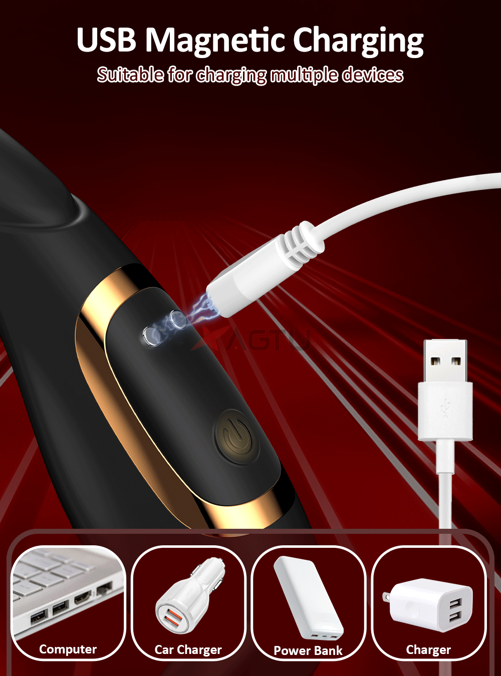 Ring Anal Plug Cock Ring Prostate Vibrator for Male Double Vibrating Delay Ejaculation Male Masturbator Sex Toys for Men
