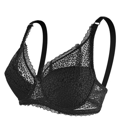 Women's Plus-Size Lace Support Bra