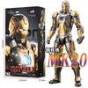 ZD Toys Iron Man Series Joint Movable MK1 MK2 MK3 MK4 MK5 MK6 MK7 MK42 MK43 MK50 Movie Action Figure 7 Inches Mark Dolls