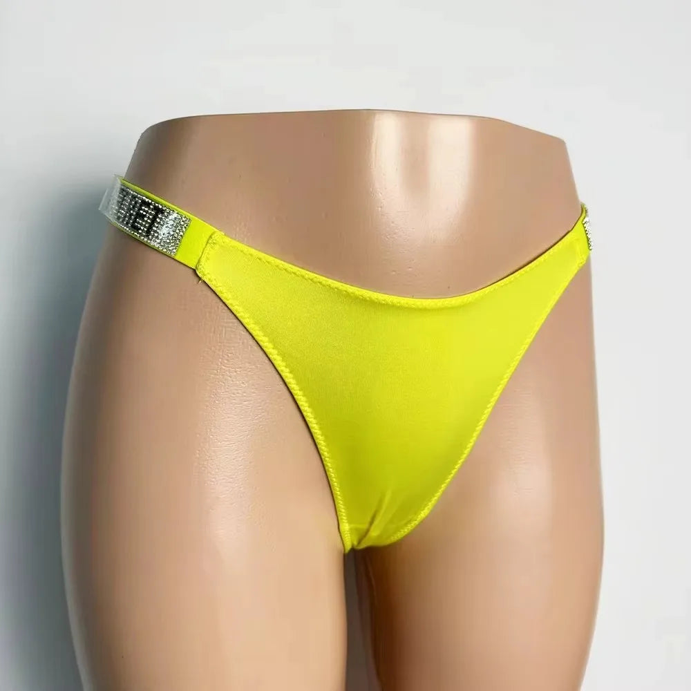 Women's Seamless Lace Thong Panties