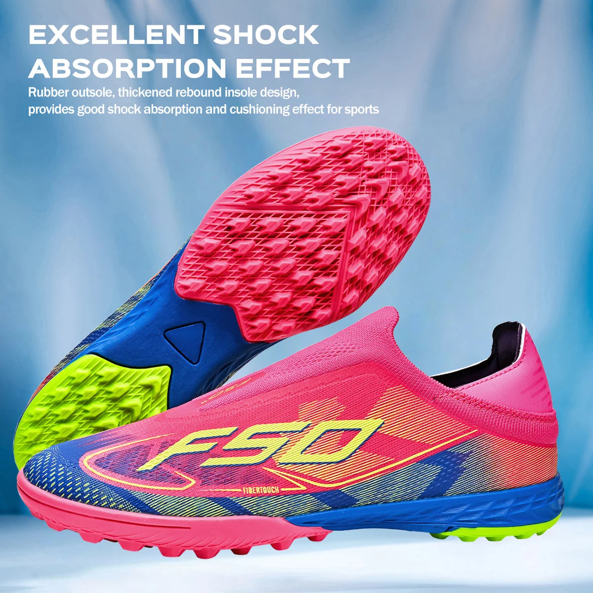 Cost-effective TF Football Boots PU Blend Upper Dense Rubber Stud Anti-slip Durable Budget Turf Football Footwear