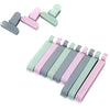 12pcs Mixed Color Plastic Sealing Clips Bag Clips for Food Storage Snack Chip Bag Sealer Moisture and Kitchen Sealing