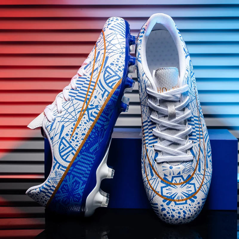 Professional Breathable Football Shoes FG Long Nail Sports Shoes, Wear-Resistant and Anti Slip, Are Essential for Fans